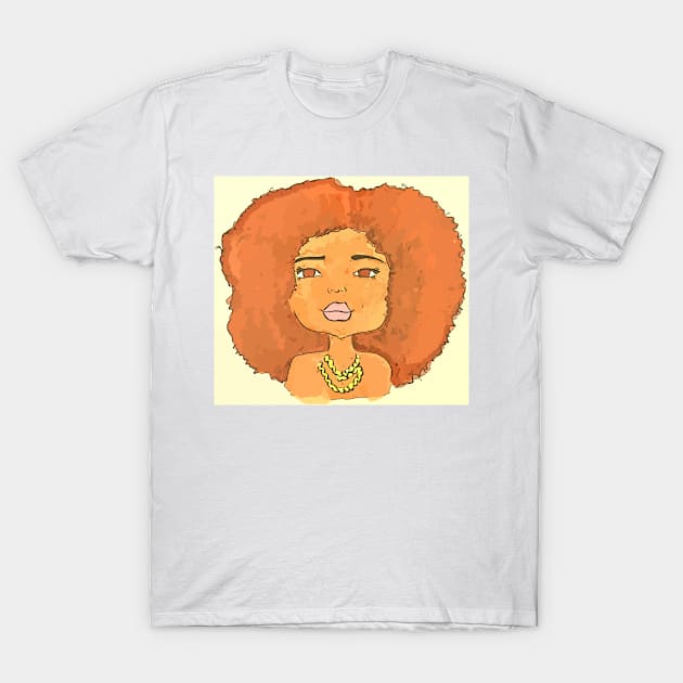 Baby Doll Brown T-Shirt by istarvingartist